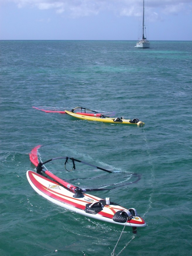 View from the stern: Aruba