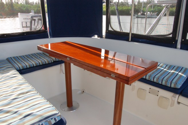 Cockpit table happy hour