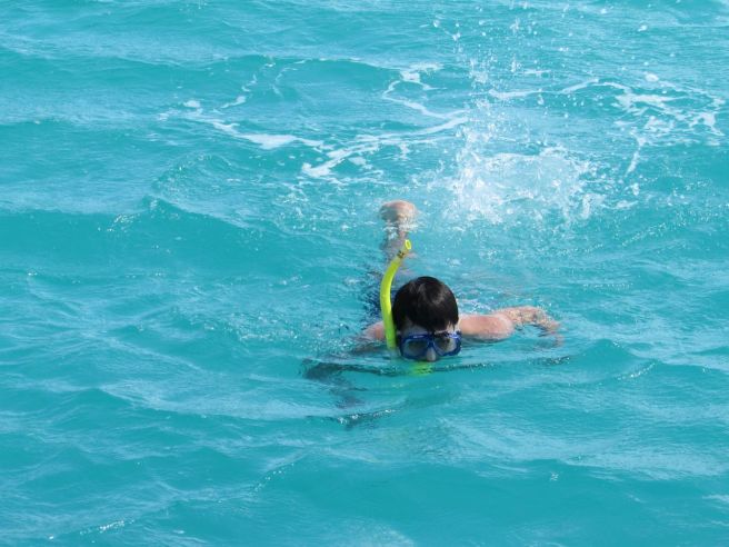 Can the water be any bluer?